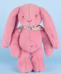 Peluche lapin Rose 35 cm - Lapin Fleurette