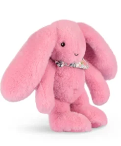 Peluche lapin rose 25 cm - Lapin Fleurette