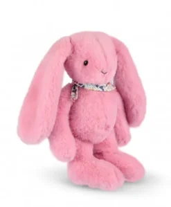 Peluche lapin Rose 35 cm - Lapin Fleurette