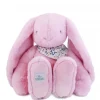 Peluche lapin Rose XXL - Lapin Fleurette 50 cm