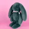 Peluche lapin Vert 35 cm - Lapin Fleurette