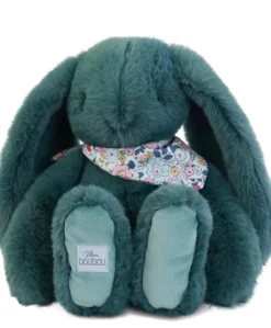 Peluche lapin Vert 35 cm - Lapin Fleurette