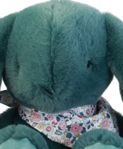 Peluche lapin Vert XXL - Lapin Fleurette 50 cm