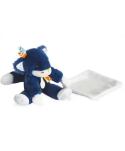Peluche Loup avec Doudou Tiwipi - 21 cm