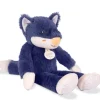 Peluche Loup bleu marine Tiwipi - 30 cm