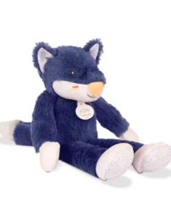 Peluche Loup bleu marine Tiwipi - 30 cm