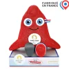 Peluche mascotte Jeux Paralympiques Paris 2024 fabriquée en France - Edition limitée version maille lurex- 29 cm