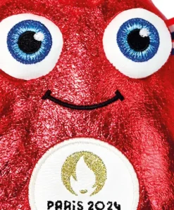 Peluche mascotte Jeux Paralympiques Paris 2024 fabriquée en France - Edition limitée version métallisée - 29 cm