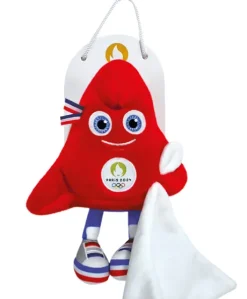 Peluche mascotte JO 2024 avec Doudou - 22 cm