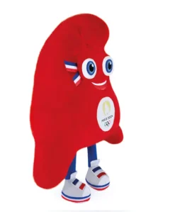 Peluche Mascotte Officielle Jeux Olympiques Paris 2024 - 35 cm