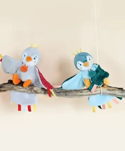 Peluche musicale oiseau-Cui-Cui -Terracotta