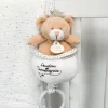 Peluche musicale ours Petit Roi  marron - 14 cm