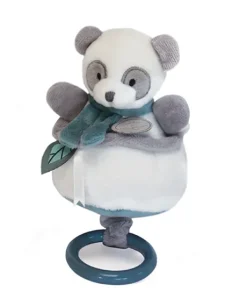 Peluche musicale Panda gris - 20 cm