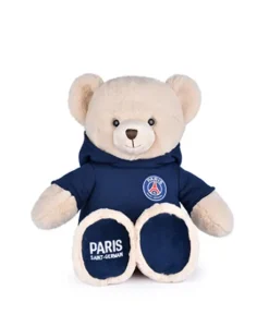 Peluche officielle OURS PSG capuche - 35 cm