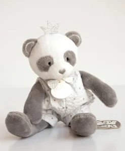 Peluche Panda gris Attrape-rêves - 20 cm
