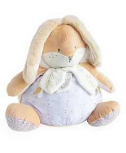 Peluche range pyjama lapin de sucre Blanc - 38 cm