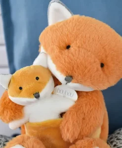 Peluche renard avec Bébé - 25 cm - Unicef