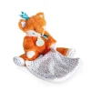 Peluche Renard avec Doudou Tiwipi - 21 cm