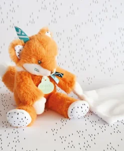 Peluche Renard avec Doudou Tiwipi - 21 cm