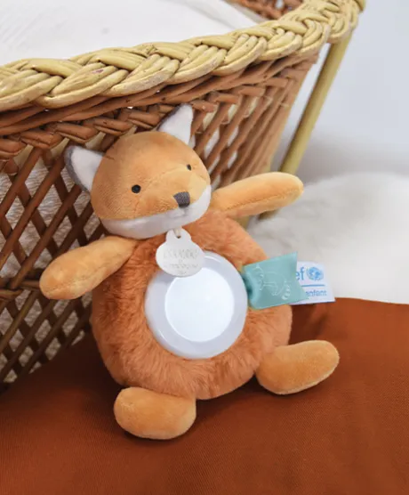 Peluche Veilleuse Renard - 15 cm - Unicef