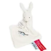 Petite peluche lapin avec Doudou mouchoir - 15 cm