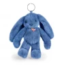 Porte clé en peluche Lapin Bleu- 18 cm - Lapin Fleurette