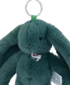 Porte clé en peluche Lapin Vert - 18 cm - Lapin Fleurette