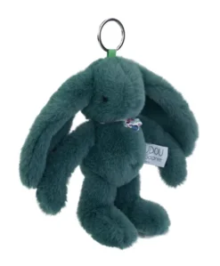 Porte clé en peluche Lapin Vert - 18 cm - Lapin Fleurette