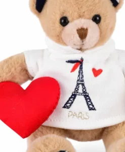 Porte clé Ours Sweat Tour Eiffel- 15 cm