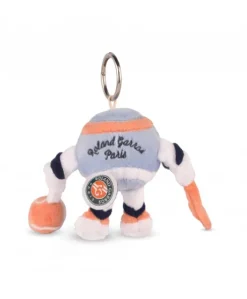 Porte-clés peluche Roland-Garros- Monsieur Balle -12 cm