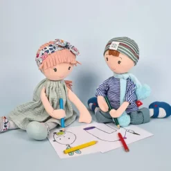 Poupée de chiffon-  Les Canailles de Doudou - Tim - 36 cm