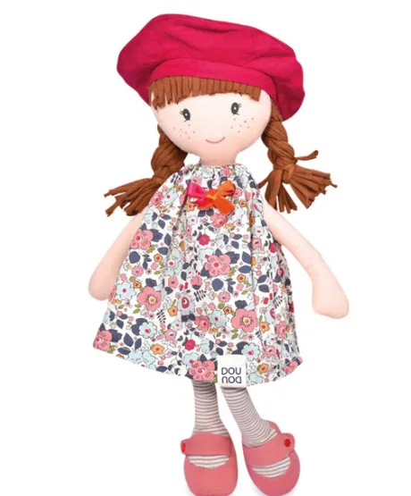 Poupée tendre - Poupée Parisienne - Les Canailles de Doudou - Floryne - 36 cm