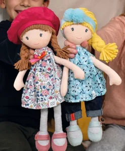 Poupée tendre - Poupée Parisienne - Les Canailles de Doudou - Floryne - 36 cm