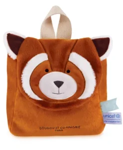 Sac à dos bebe PANDA ROUX - 20 x 20 x 10 cm - Unicef