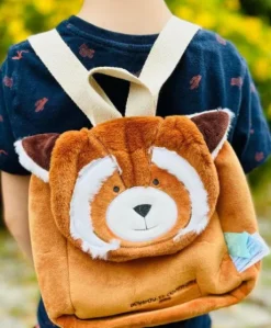 Sac à dos bebe PANDA ROUX - 20 x 20 x 10 cm - Unicef