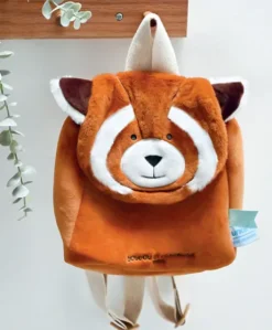 Sac à dos bebe PANDA ROUX - 20 x 20 x 10 cm - Unicef