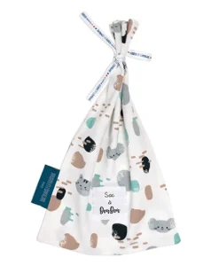Sac à Doudou en coton à motifs - Modèle aléatoire