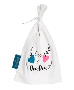 Sac à Doudou "Mon Doudou + fort que tout" 22 x 35 cm - Unicef