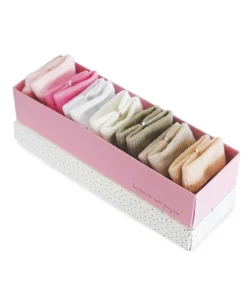 Semainier de chaussettes bébé - Cadeau naissance bébé fille - 0/6 mois
