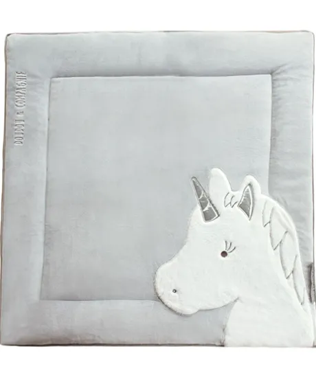 Tapis de Parc Licorne - gris - 100 x 100 cm
