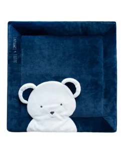 Tapis de Parc Ours  - bleu marine - 100 x 100 cm