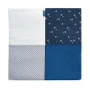Tapis d'éveil Bébé - Bleu marine/ Blanc - 100 X 100 cm