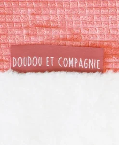 Tapis d'éveil Bébé - Corail / Blanc - 100 X 100 cm