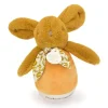 Veilleuse bebe musicale Culbuto jaune - 16 cm