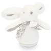 Veilleuse bebe musicale Culbuto blanc - 16 cm