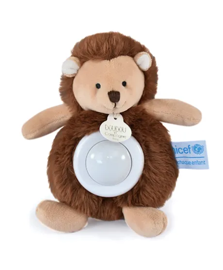 Veilleuse en peluche Hérisson - 15 cm - Unicef