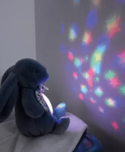 Veilleuse Lapin Musicale Projection mur avec chansons Douces - Rose poudré
