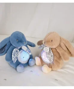 Veilleuse Lapin Musicale Projection mur et chansons Douces - Beige
