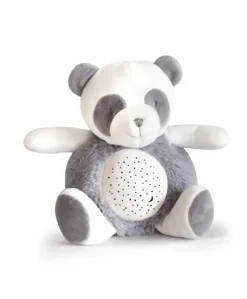 Veilleuse musicale et lumineuse Panda Gris - 20 cm